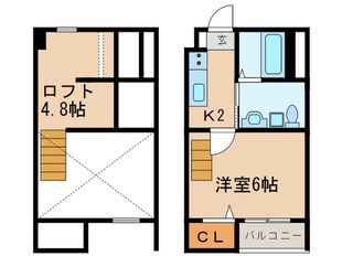 Cynthia 沖田町の物件間取画像